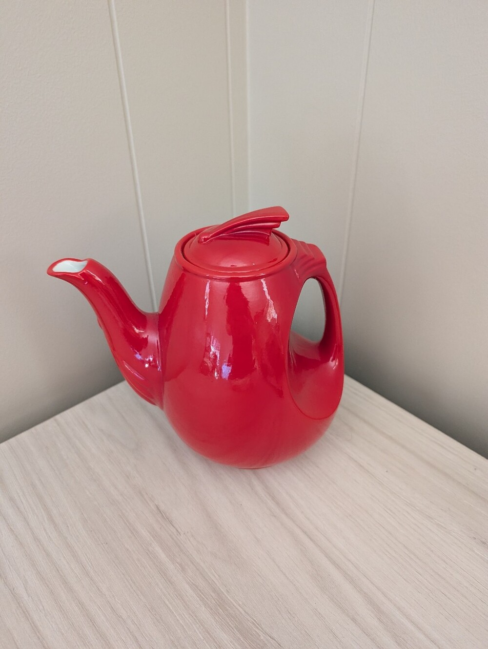 Vintage Hall Red Vintage Teapot